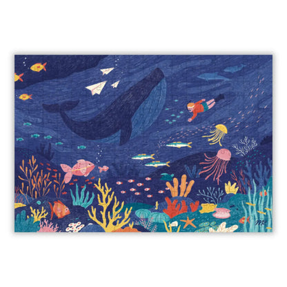 Puzzle 200 pièces : Plongée Colorée