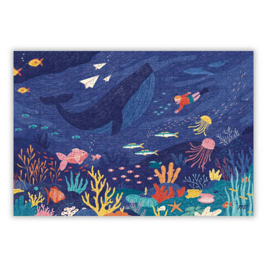 Puzzle 200 pièces : Plongée Colorée