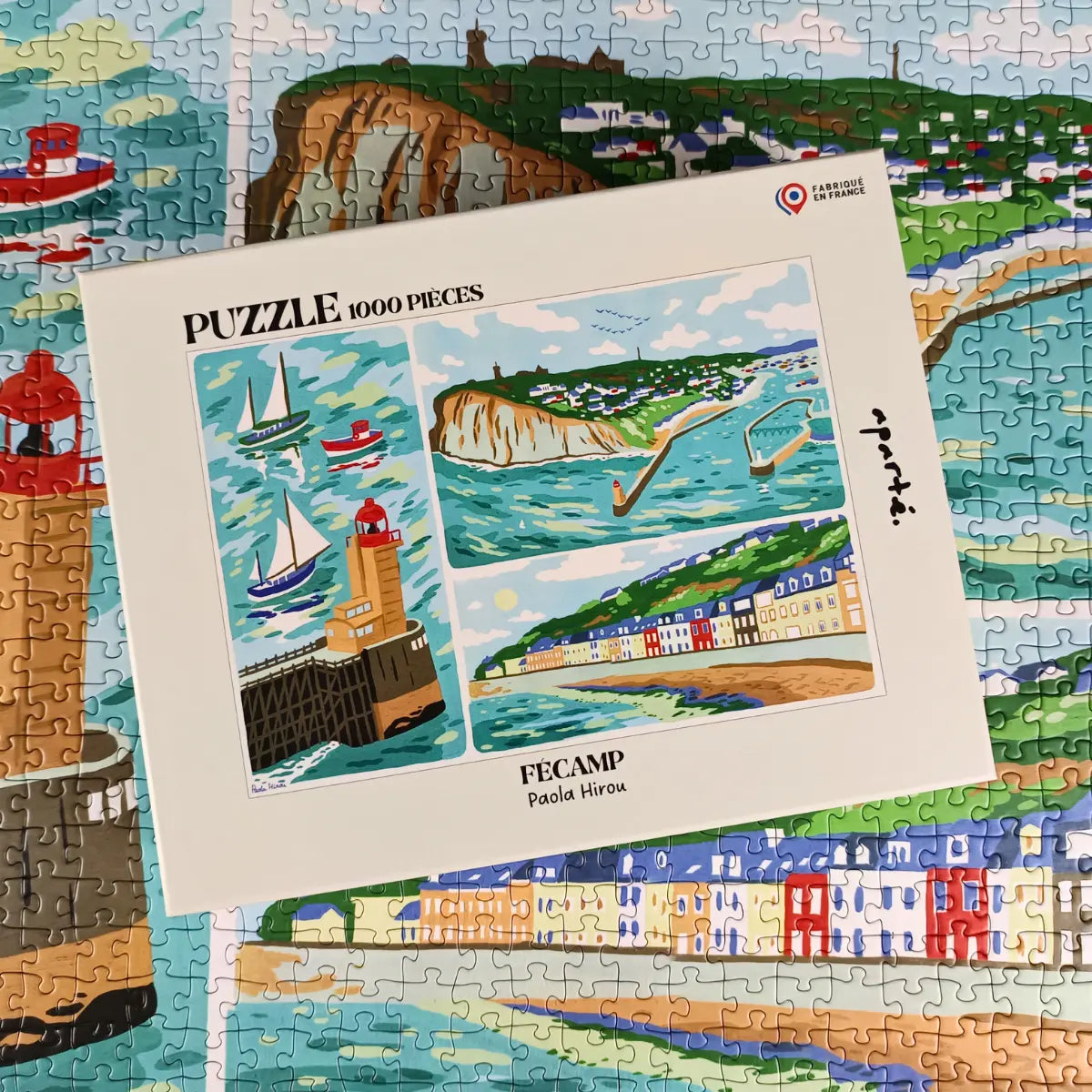 Puzzle 1000 pièces : Fécamp