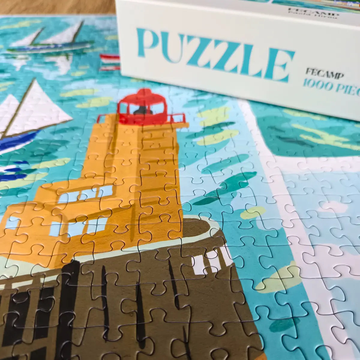 Puzzle 1000 pièces : Fécamp
