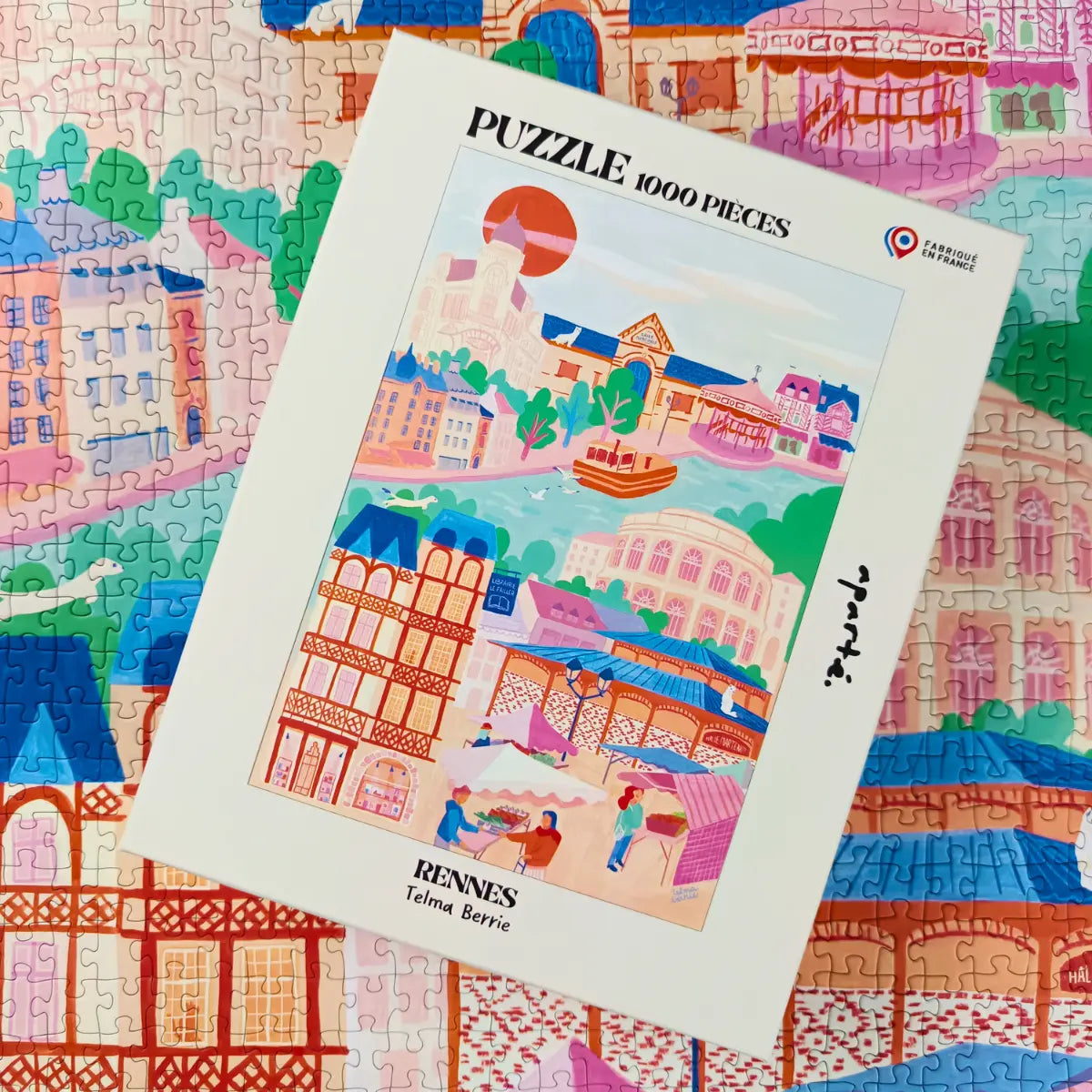 Puzzle 1000 pièces : Rennes