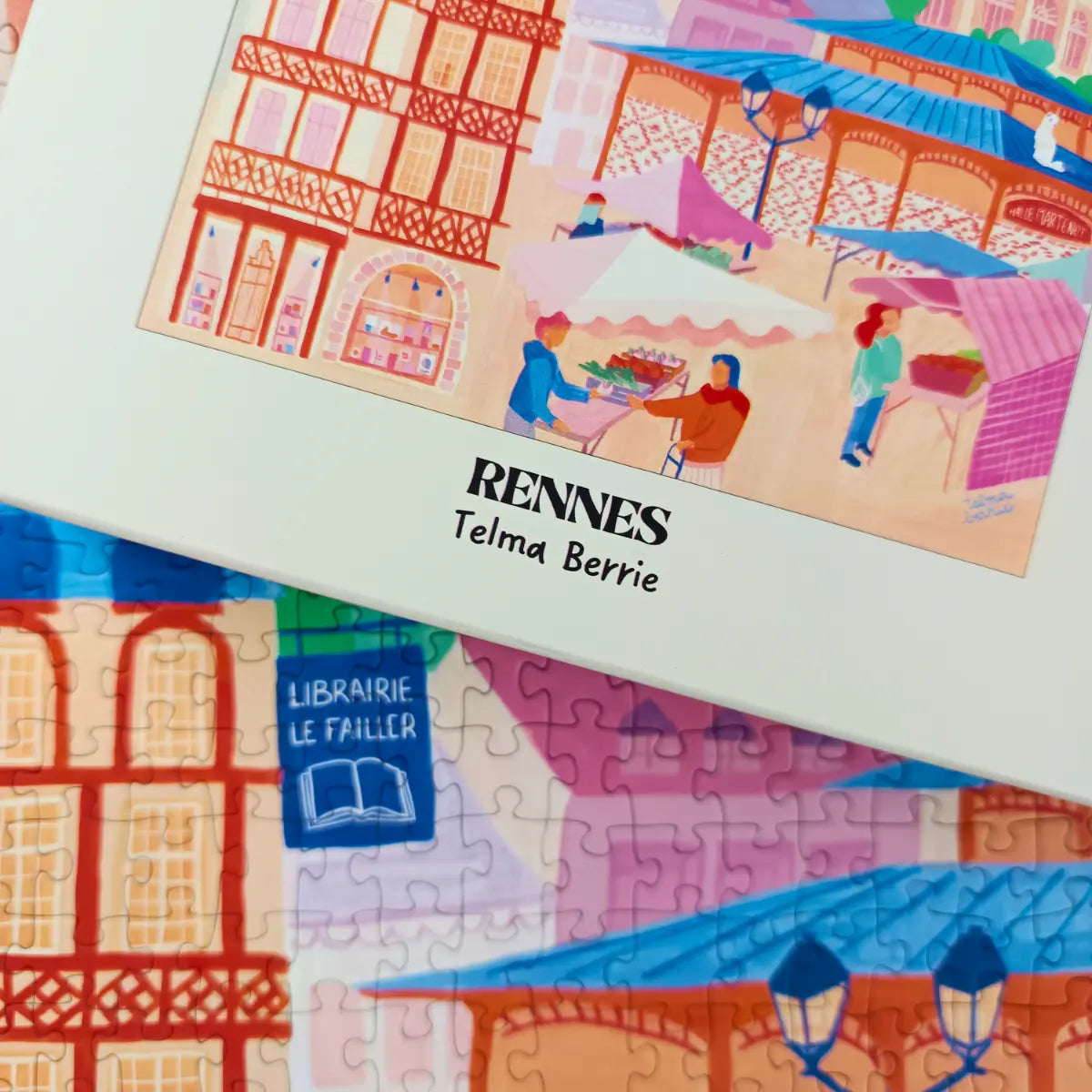 Puzzle 1000 pièces : Rennes