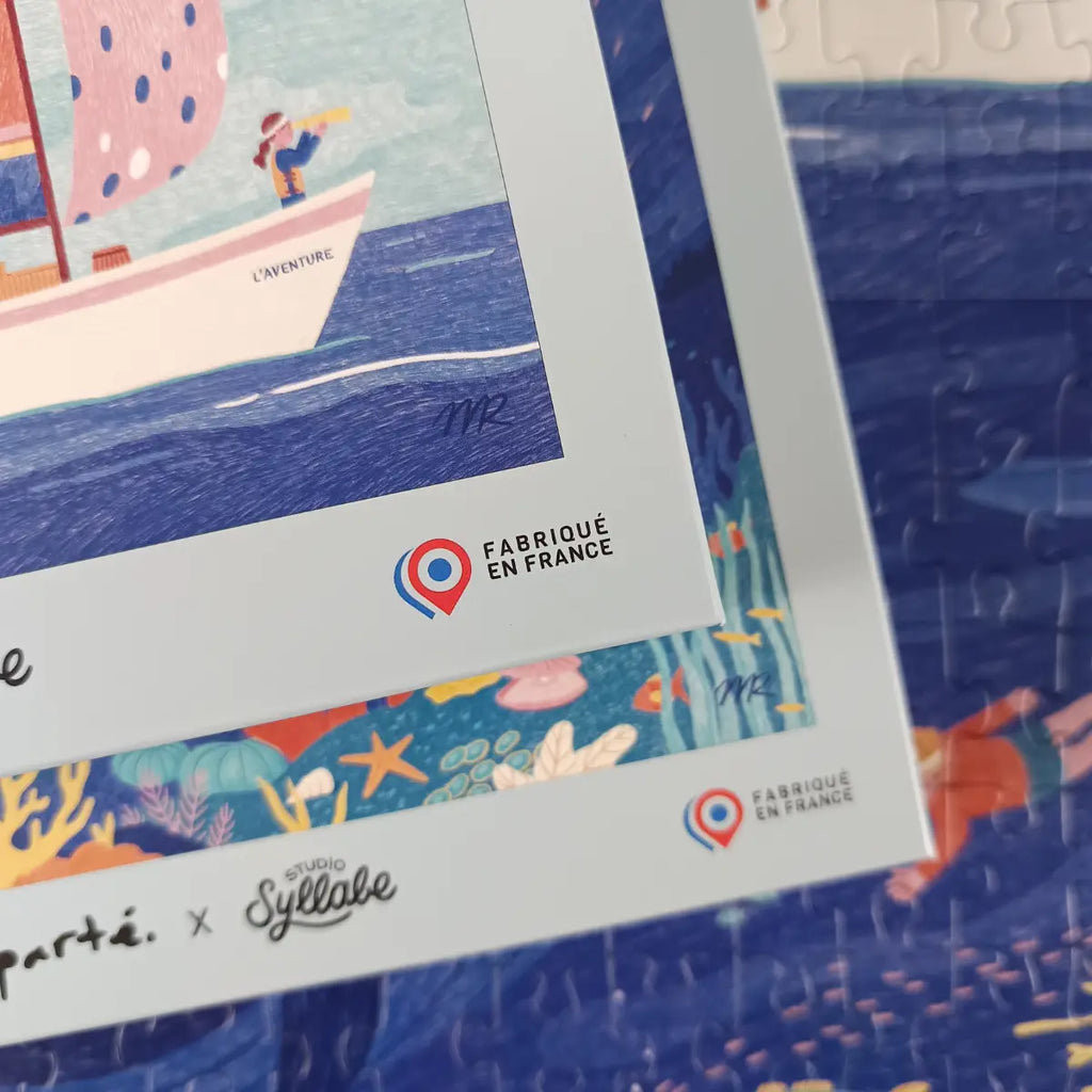 Pack 2 puzzles 200 pièces : l'Aventure Enchantée + Plongée Colorée