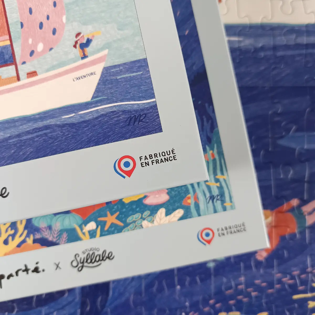 Pack 2 puzzles 200 pièces : l'Aventure Enchantée + Plongée Colorée